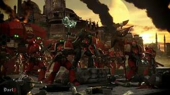 Warhammer 40k Art About 3d Blood Bolter Chainsword Chaos Dartp