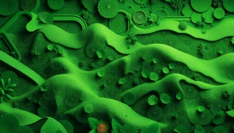 Green 3d Wallpaper