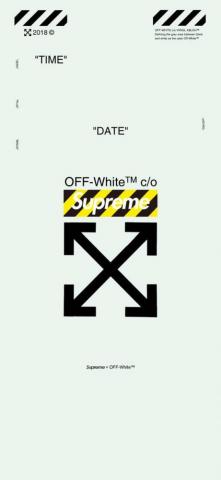Off White Supreme Wallpaper By Itzrayyan On