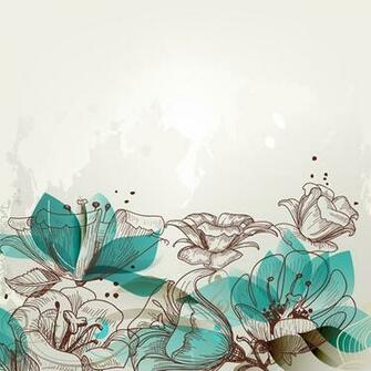 Eps File Hand Drawn Floral Background Name