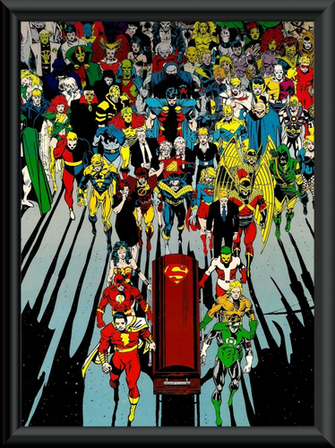 The Death Of Superman Poster Alt No Batman By Superman8193 On