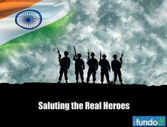 We Salute To The Real Heroes Of India On Occasion