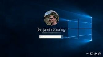 Der Windows Login Hintergrund Entspricht Normalerweise Dem Desktop