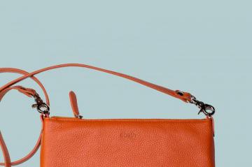 Ebeth Bird Cross Body Leather Purse Background