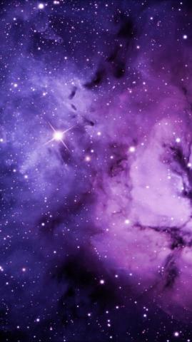 Cute Purple Aesthetic iPhone Wallpaper HD Phone