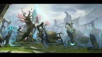 The Dire Und Radiant Wallpaper Promo Art Edition Zum