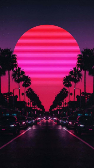 Pink City Wallpaper