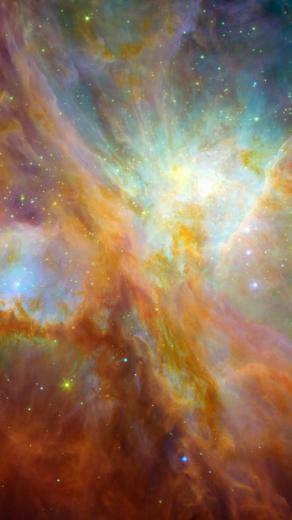 Milky Way Galaxies iPhone 5s Wallpaper