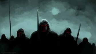 Wallpaper Fantasy Army Of Darkness Rain Desktop