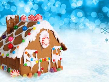Photo Gingerbread House Christmas Food Baking Houses