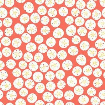 Melon Orange Sand Dollars Wallpaper Wall Sticker Outlet