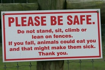 Funny Warning Signs HD Wallpaper