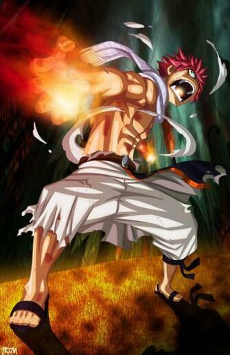 Natsu Dragneel Fairy Tail Mage Dragon Slayer Anime Fan Art