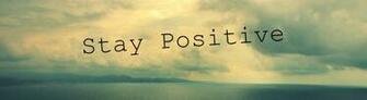 Stay Positive iPhone Wallpaper