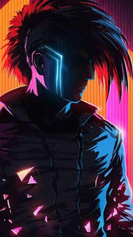 Hybrid Techno iPhone Wallpaper