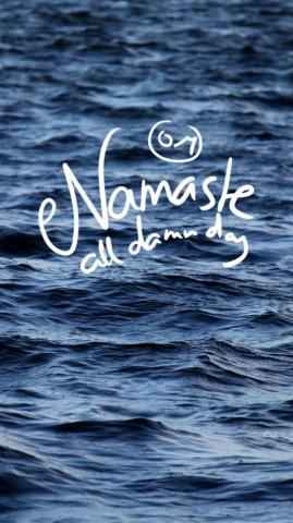 Namaste iPhone Wallpaper By Preppy