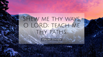 Psalms Kjv Desktop Wallpaper Shew Me Thy Ways O Lord