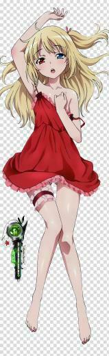 Anime Brown Hair Dakimakura Haganai Black Transparent