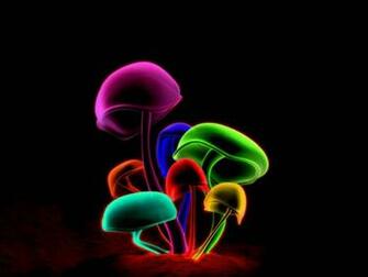 Neon Mushroom Wallpaper Image Pictures Becuo