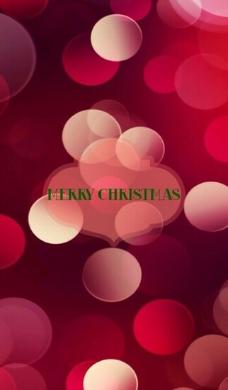 Merry Christmas Red iPhone Wallpaper iPad Mac