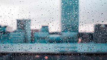 Wallpaper Rain Glass Drops Blur Window Windows Background