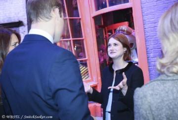 Bonnie Wright Matthew Lewis Photos With Royal Family At Wb Studio