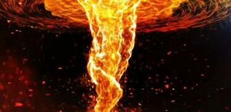 Fire Tornado In Super Slow Motion