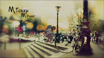 Wallpaper Mouse S HD Mickey Hipster