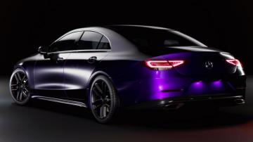 Mercedes Benz Cls Rear Purple Back 4k Wallpaper For Desktop