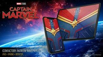 Exclusive Captain Marvel Wallpaper The Breakroom