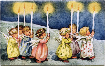 Christmas Angels Wallpaper