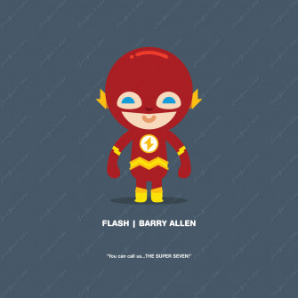 Flash Barry Allen Minikin By Toongrin