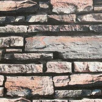 3d Rustic Stonewall Wallpaper Sq Ft Roll Dk Se452002