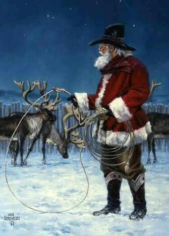 Cowboy Santa Is That You