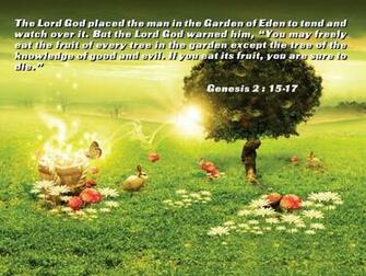 Genesis God S Command Wallpaper Christian