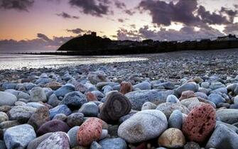 Wallpaper Sea Track Stones Sky Desktop In