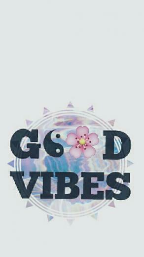 Good Vibes iPhone Wallpaper Vintage