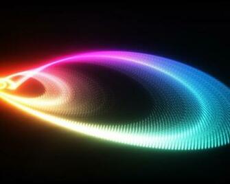 Abstract Black Background Neon Light Wallpaper Resolution
