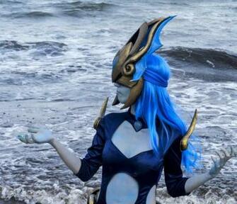 Atlantean Syndra Cosplay By Hadaloka