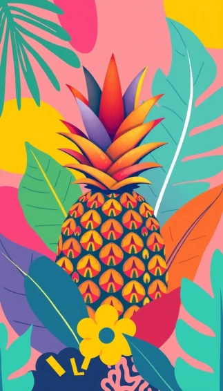 Pineapple Phone Wallpaper