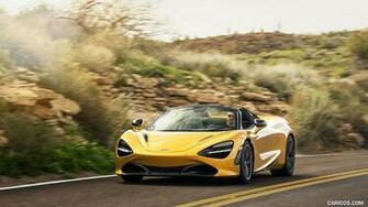 Mclaren 720s Spider Color Aztec Gold Front HD