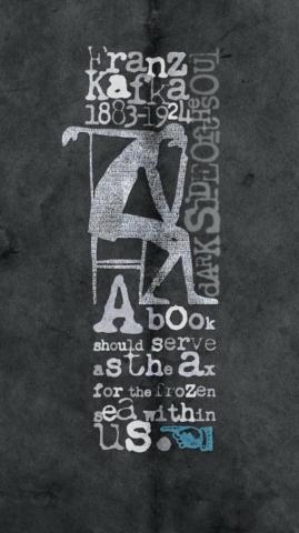 Franz Kafka Typography HD Wallpaper