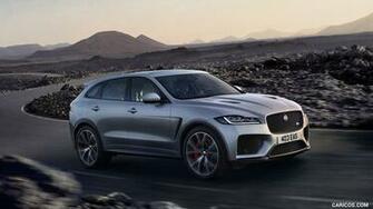 Jaguar F Pace Svr Front Three Quarter HD Wallpaper