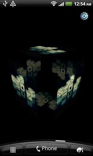 Bigger Apple Dice 3d Live Wallpaper For Android Screenshot