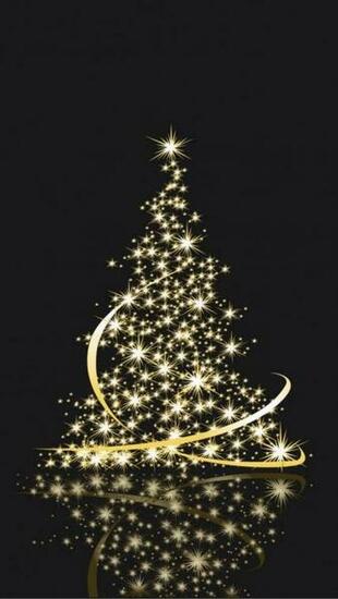 Wallpaper Elka Twinkling Stars Holiday