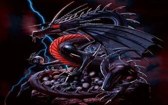 Evil Dragon Wallpaper Background