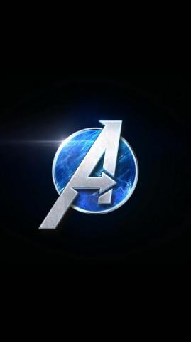 Marvel S Avengers Logo Video Game 4k Wallpaper