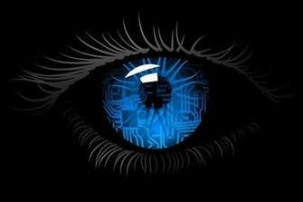 Ojo Informatico Technologic Eye Vector Wallpaper