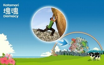 Katamari Climbing Wallpaper
