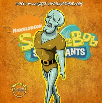 Handsome Squidward By Layerth